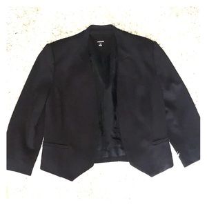 Short black blazer